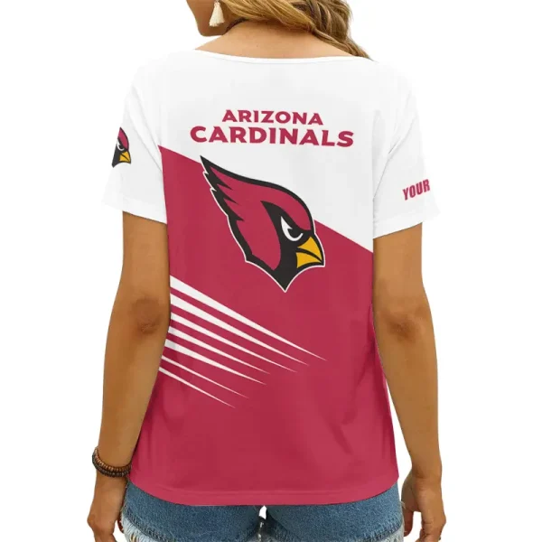 Arizona Cardinals Summer New Women's Short Sleeve T-shirt 3D Trending 2025 AGCWTS856 - Image 2