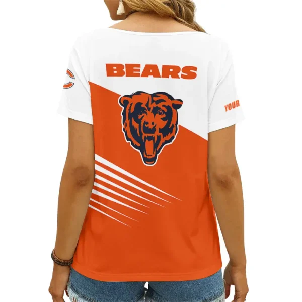 Chicago Bears Summer New Women's Short Sleeve T-shirt 3D Trending 2025 AGCWTS861 - Image 2