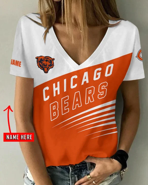 Chicago Bears Summer New Women's Short Sleeve T-shirt 3D Trending 2025 AGCWTS861