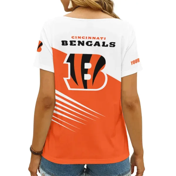 Cincinnati Bengals Summer New Women's Short Sleeve T-shirt 3D Trending 2025 AGCWTS862 - Image 2