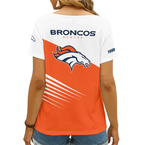 Denver Broncos Summer New Women's Short Sleeve T-shirt 3D Trending 2025 AGCWTS865 - Image 2