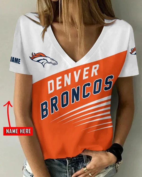 Denver Broncos Summer New Women's Short Sleeve T-shirt 3D Trending 2025 AGCWTS865