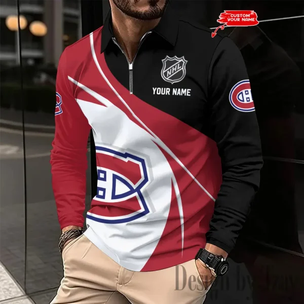Montréal Canadiens NHL Sleeve Men's Shirt Multicolor SPTLSPS259