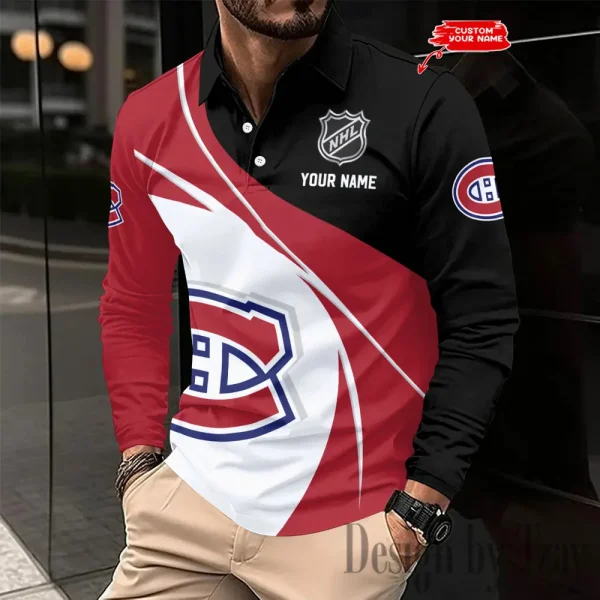 Montréal Canadiens NHL Sleeve Men's Shirt Multicolor SPTLSPS259 - Image 2