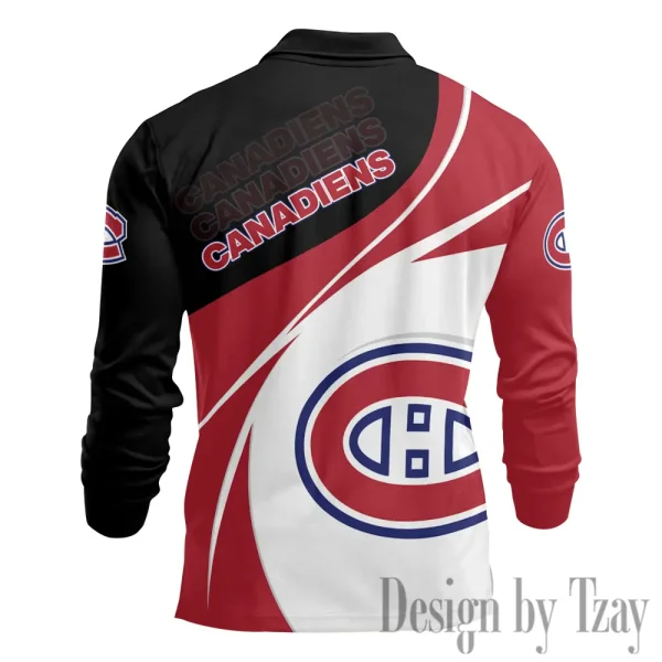 Montréal Canadiens NHL Sleeve Men's Shirt Multicolor SPTLSPS259 - Image 3