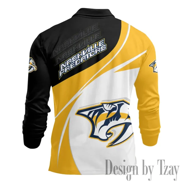 Nashville Predators NHL Sleeve Men's Shirt Multicolor SPTLSPS260 - Image 3