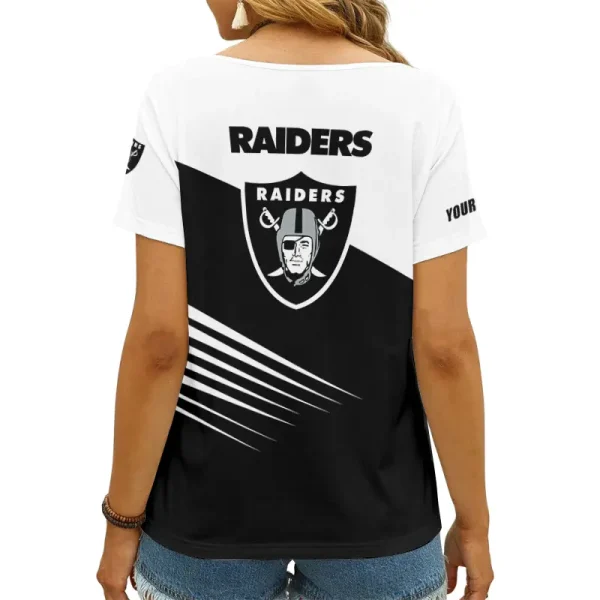 Las Vegas Raiders Summer New Women's Short Sleeve T-shirt 3D Trending 2025 AGCWTS871 - Image 2