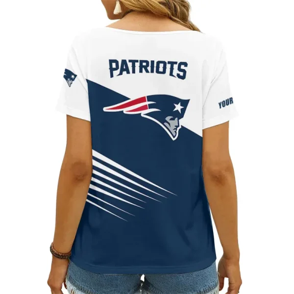New England Patriots Summer New Women's Short Sleeve T-shirt 3D Trending 2025 AGCWTS876 - Image 2