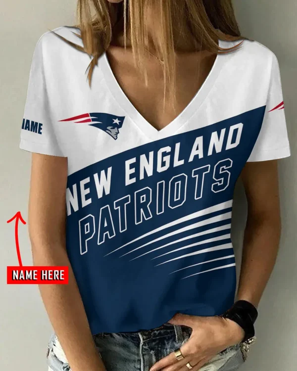 New England Patriots Summer New Women's Short Sleeve T-shirt 3D Trending 2025 AGCWTS876