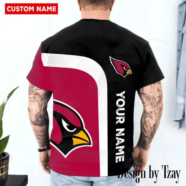 Arizona Cardinals Trendy Men's 3D Printed T-shirt Fashion O-neck 2025 AZTS1183 - Image 2