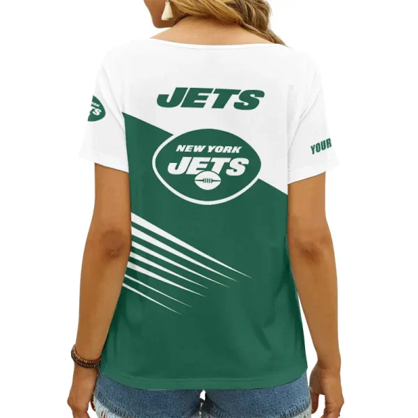 New York Jets Summer New Women's Short Sleeve T-shirt 3D Trending 2025 AGCWTS879 - Image 2