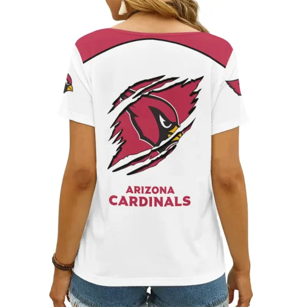 Arizona Cardinals Summer New Women's Short Sleeve T-shirt 3D Trending 2025 AGCWTS887 - Image 2