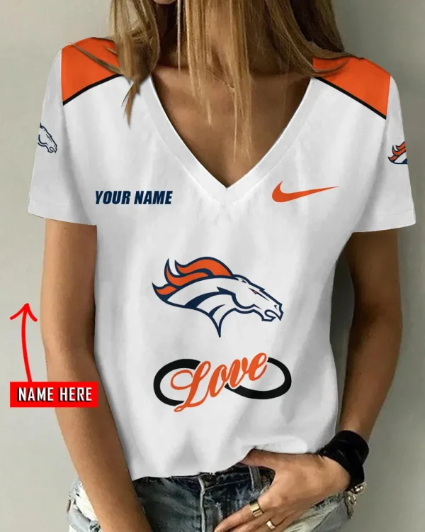 Denver Broncos Summer New Women's Short Sleeve T-shirt 3D Trending 2025 AGCWTS889