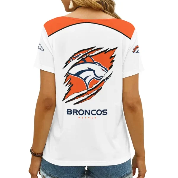 Denver Broncos Summer New Women's Short Sleeve T-shirt 3D Trending 2025 AGCWTS889 - Image 2