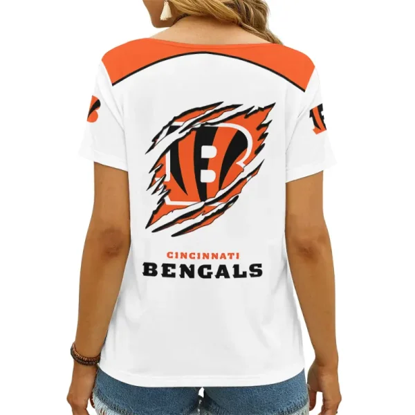 Cincinnati Bengals Summer New Women's Short Sleeve T-shirt 3D Trending 2025 AGCWTS892 - Image 2