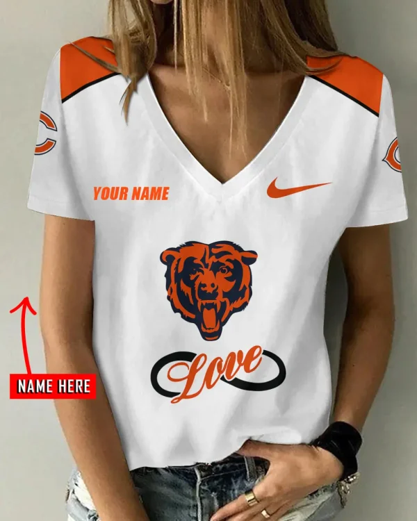Chicago Bears Summer New Women's Short Sleeve T-shirt 3D Trending 2025 AGCWTS893