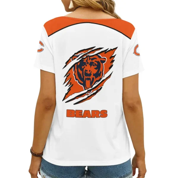 Chicago Bears Summer New Women's Short Sleeve T-shirt 3D Trending 2025 AGCWTS893 - Image 2