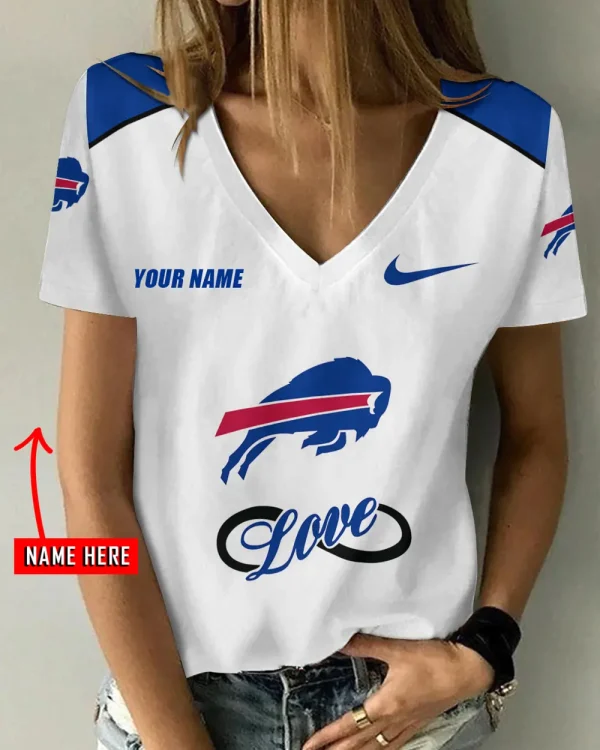 Buffalo Bills Summer New Women's Short Sleeve T-shirt 3D Trending 2025 AGCWTS895