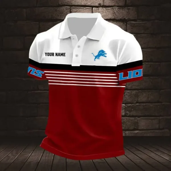 Detroit Lions Polo Sportswear Shirt - Image 4