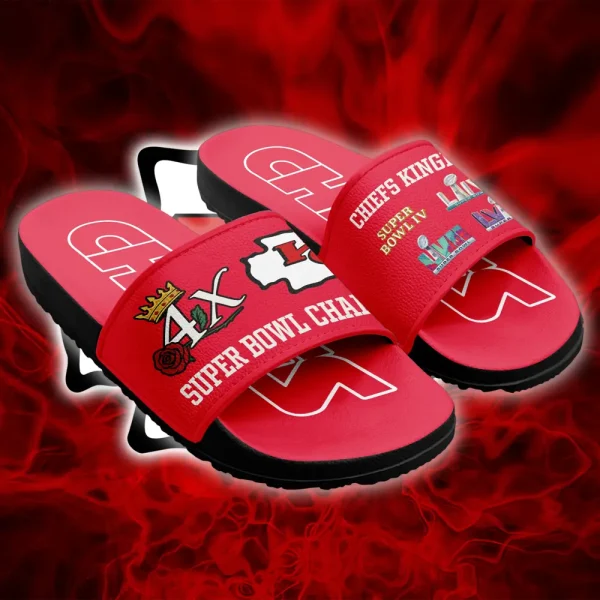 Kansas City Chiefs Slide Sandals