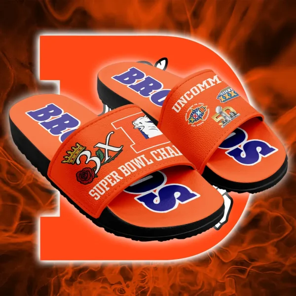 Denver Broncos Slide Sandals