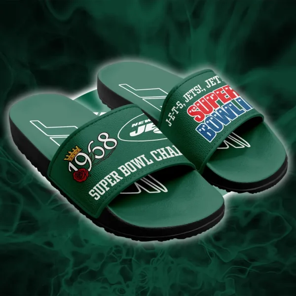 New York Jets Slide Sandals