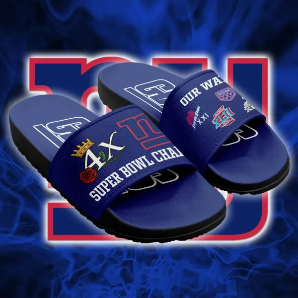 New York Giants Slide Sandals
