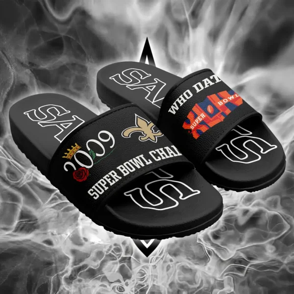 New Orleans Saints Slide Sandals