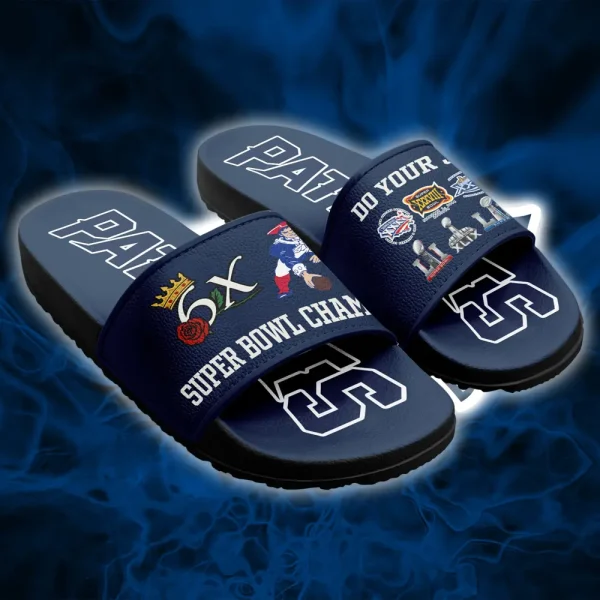 New England Patriots Slide Sandals