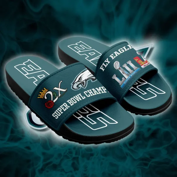 Philadelphia Eagles Slide Sandals