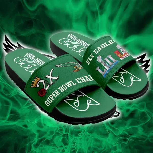 Philadelphia Eagles Slide Sandals
