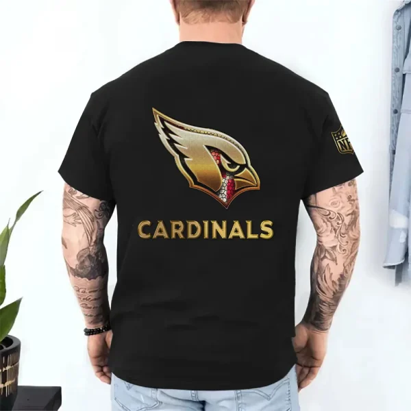 Arizona Cardinals Trendy Men's 3D Printed T-shirt Fashion O-neck 2025 AZTS1201 - Image 2