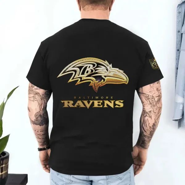 Baltimore Ravens Trendy Men's 3D Printed T-shirt Fashion O-neck 2025 AZTS1203 - Image 2