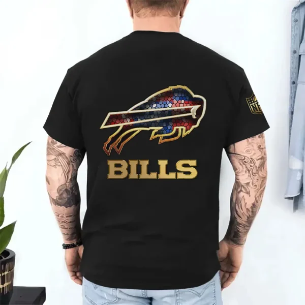 Buffalo Bills Trendy Men's 3D Printed T-shirt Fashion O-neck 2025 AZTS1204 - Image 2