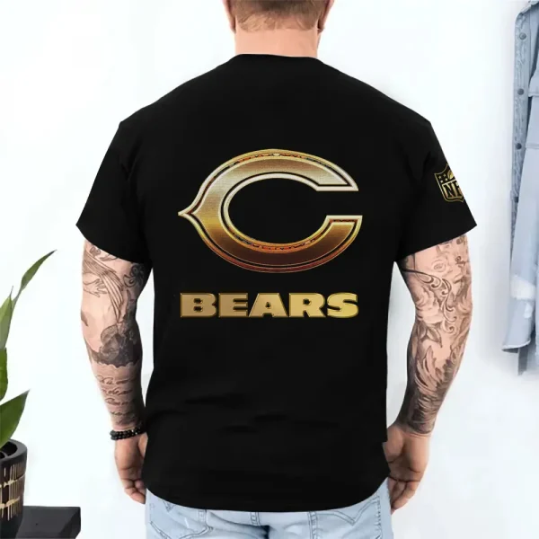 Chicago Bears Trendy Men's 3D Printed T-shirt Fashion O-neck 2025 AZTS1206 - Image 2