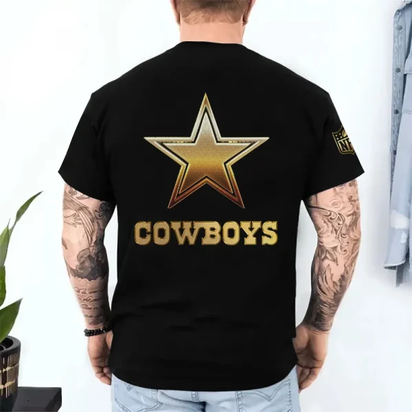 Dallas Cowboys Trendy Men's 3D Printed T-shirt Fashion O-neck 2025 AZTS1209 - Image 2