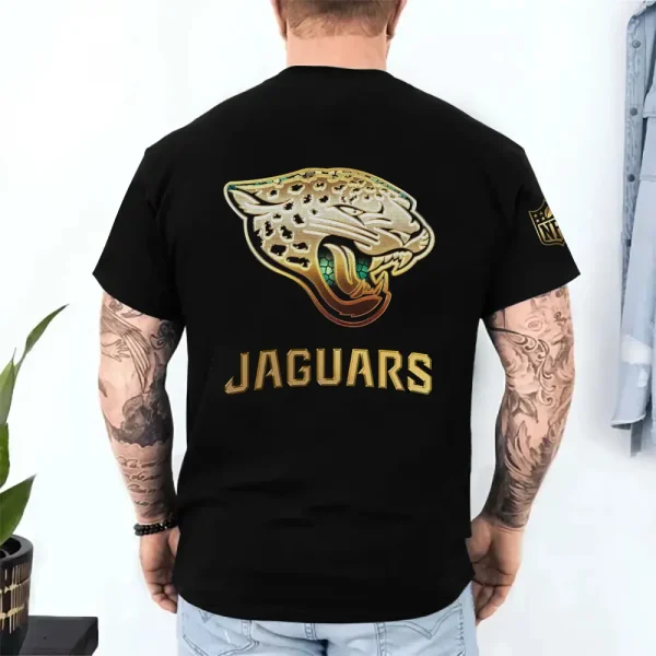 Jacksonville Jaguars Trendy Men's 3D Printed T-shirt Fashion O-neck 2025 AZTS1215 - Image 2