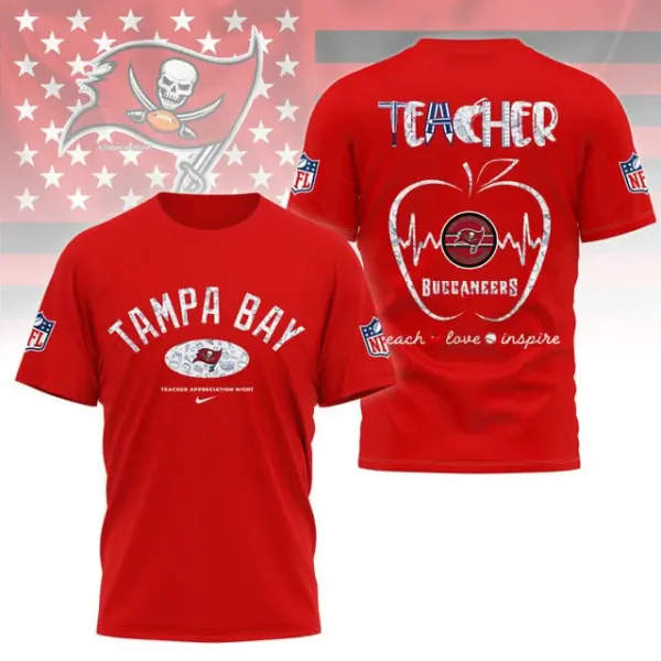 Tampa Bay Buccaneers Peach Love Inspired Tshirt