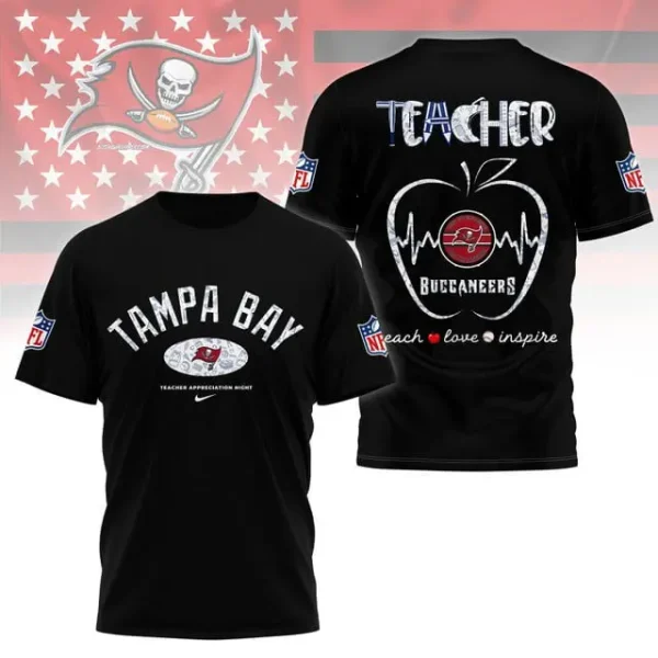 Tampa Bay Buccaneers Peach Love Inspired Tshirt - Image 4
