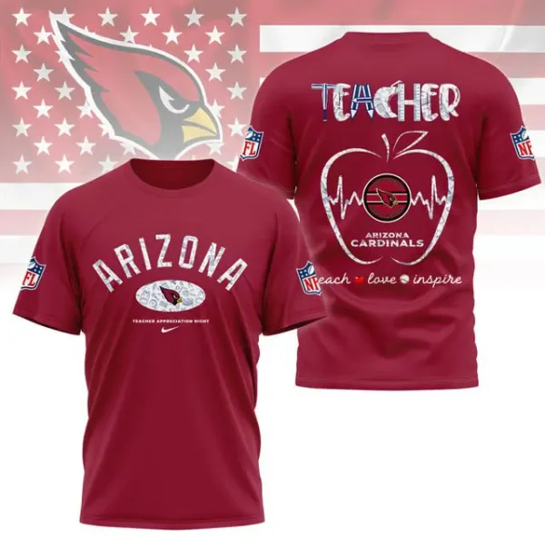 Arizona Cardinals Peach Love Inspired Tshirt