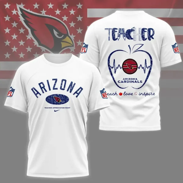 Arizona Cardinals Peach Love Inspired Tshirt - Image 4