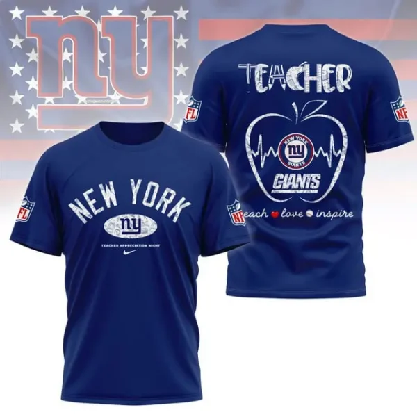 New York Giants Peach Love Inspired Tshirt
