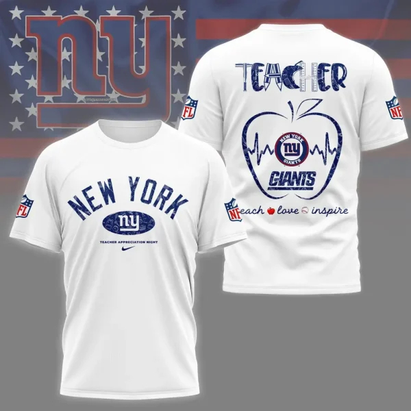 New York Giants Peach Love Inspired Tshirt - Image 4
