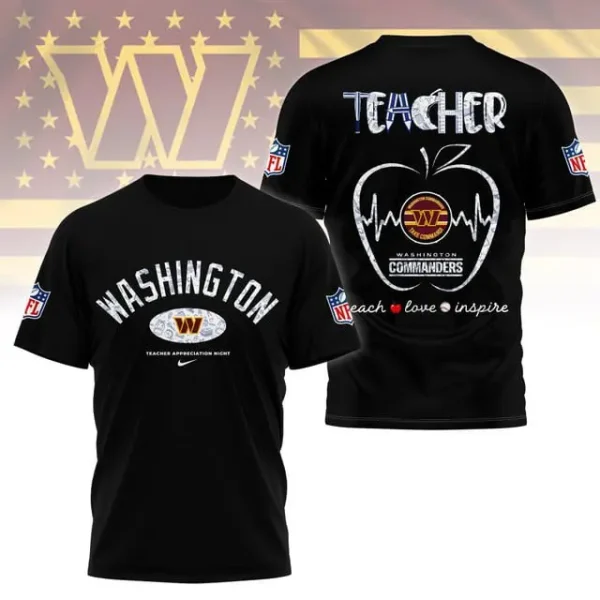 Washington Commanders Peach Love Inspired Tshirt - Image 3