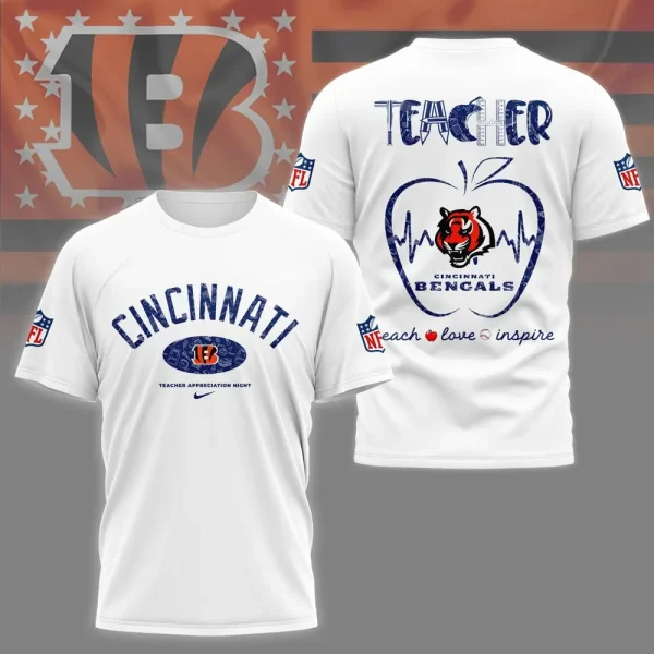 Cincinnati Bengals Peach Love Inspired Tshirt