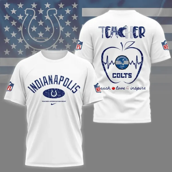 Indianapolis Colts Peach Love Inspired Tshirt