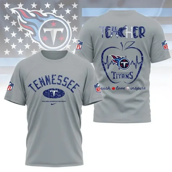 Tennessee Titans Peach Love Inspired Tshirt