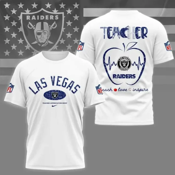 Las Vegas Raiders Peach Love Inspired Tshirt - Image 3