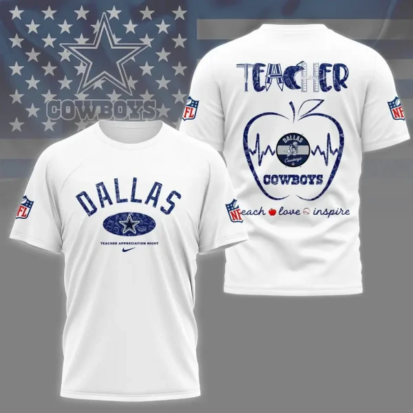 Dallas Cowboys Peach Love Inspired Tshirt