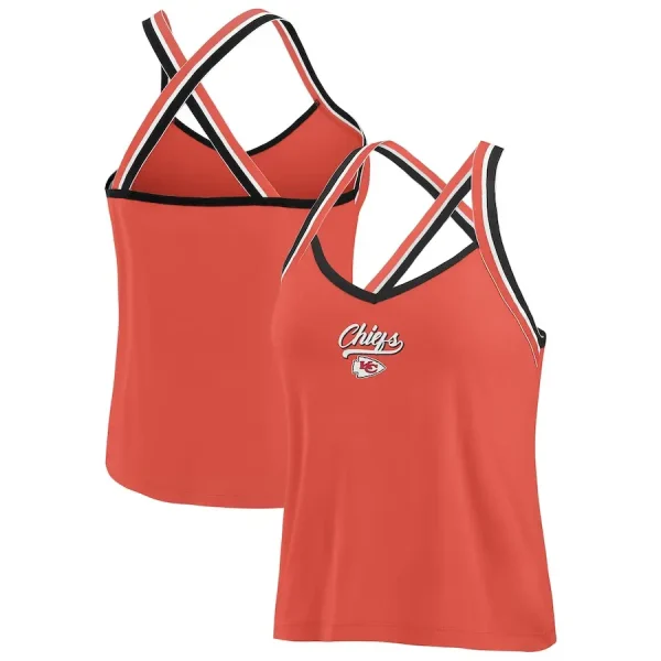Kansas City Chiefs Women's Cross Strap Tri-Blend Tank Top